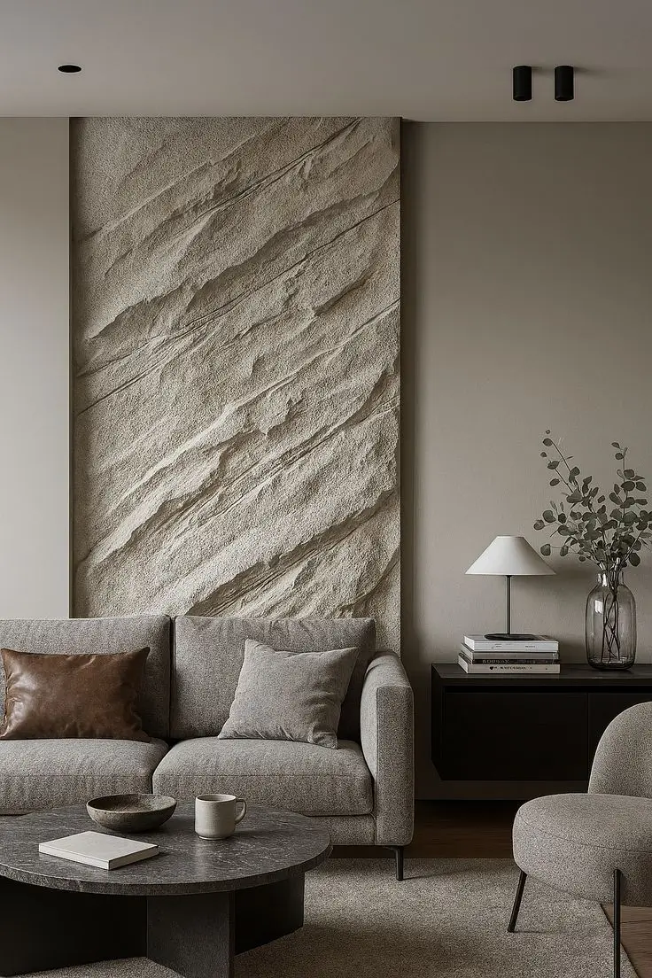 Luxusní imitace kamene stěrka Michaelo Cavalli realizace