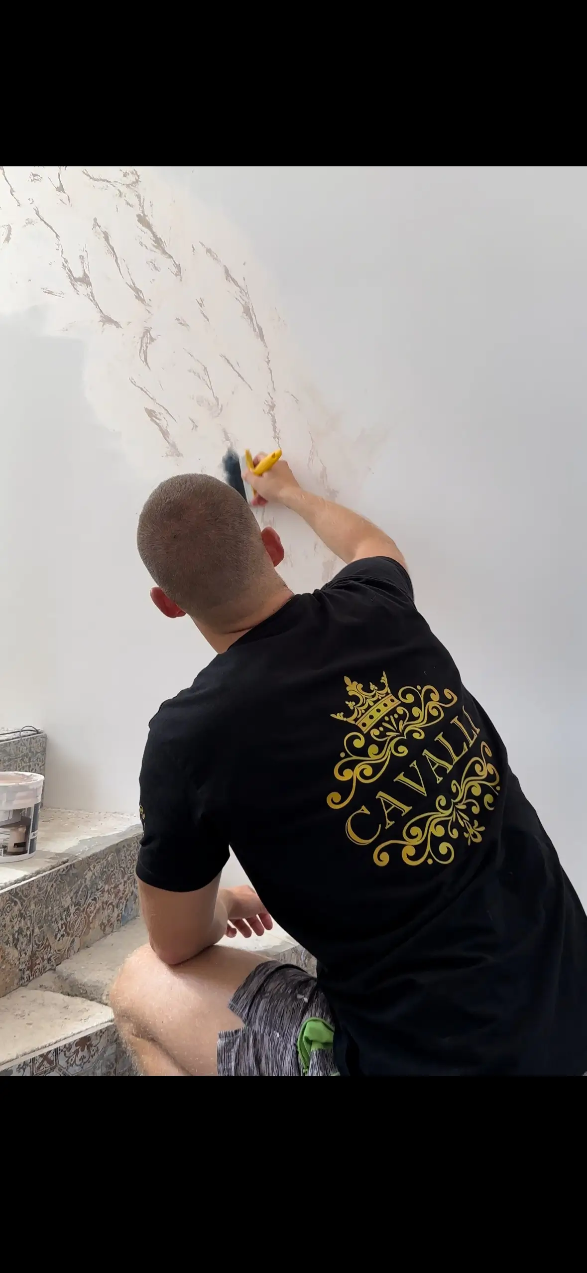 Luxusní stěrka Luxury Michaelo Cavalli realizace